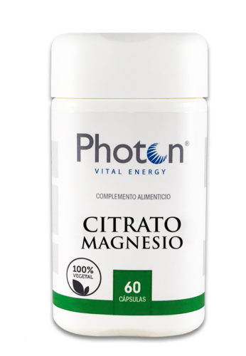 citrato de magnesio photon capsulas para desarrollo muscular y fibra ósea